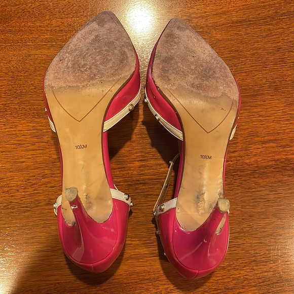 Halogen stud heels in blush (Valentino Rockstud) pink size 10.5 gold studs - Picture 7 of 10